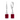Ruby Leverback Drop Earrings
